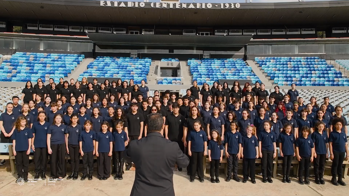 La dulce voz del Coro Nacional Juvenil y de Niños del Sodre, rinde homenaje a los valores que nos unen como uruguayos